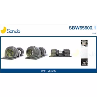 Pulseur d'air habitacle SANDO