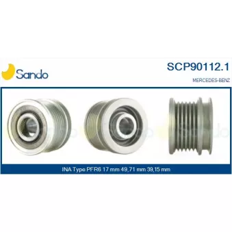 Poulie, alternateur SANDO