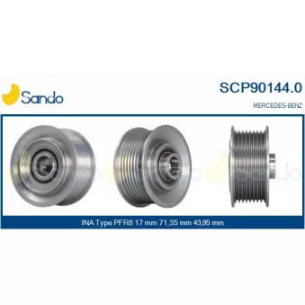 Poulie, alternateur SANDO