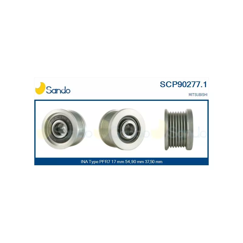 Poulie, alternateur SANDO SCP90277.1