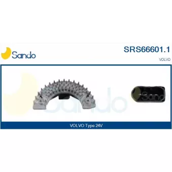 Résistance, pulseur d'air habitacle SANDO