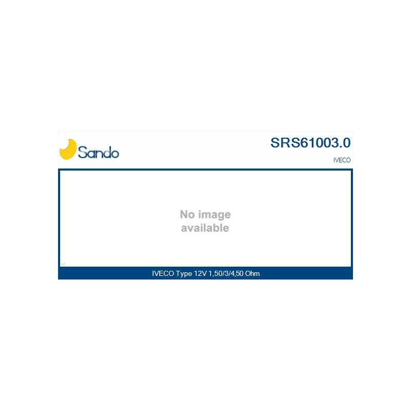 Résistance, pulseur d'air habitacle SANDO SRS61003.0