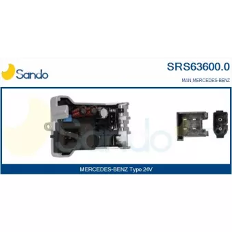 Résistance, pulseur d'air habitacle SANDO