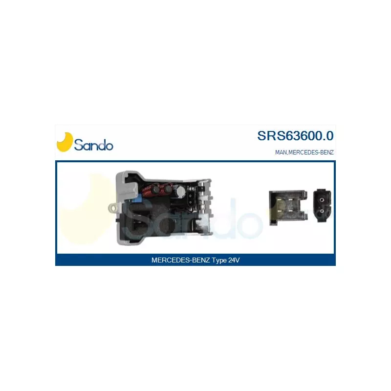 Résistance, pulseur d'air habitacle SANDO SRS63600.0