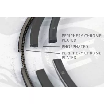 Jeu de segments de pistons ET ENGINETEAM R1007100