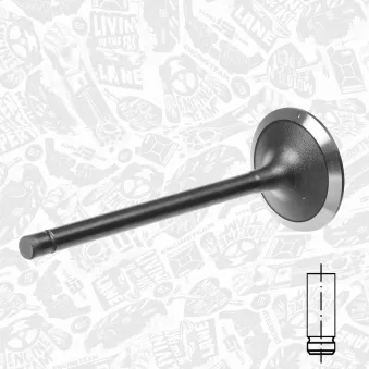 Soupape d'admission ET ENGINETEAM VI0087