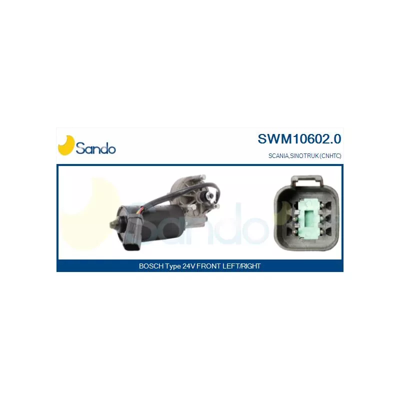 Moteur d'essuie-glace SANDO SWM10602.0