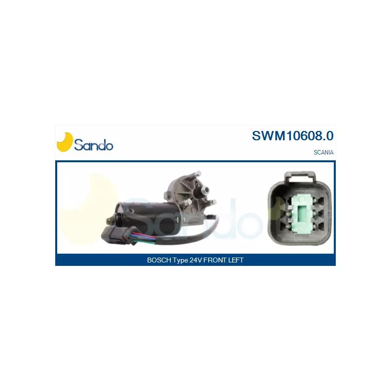Moteur d'essuie-glace SANDO SWM10608.0