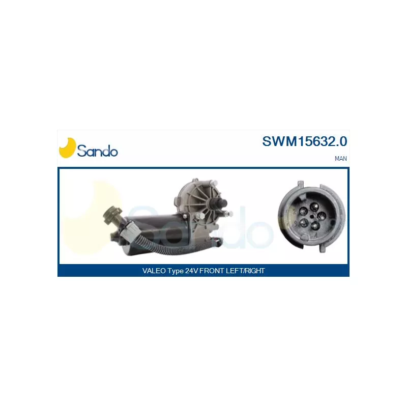 Moteur d'essuie-glace SANDO SWM15632.0
