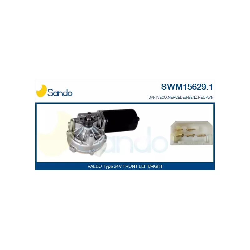 Moteur d'essuie-glace SANDO SWM15629.1