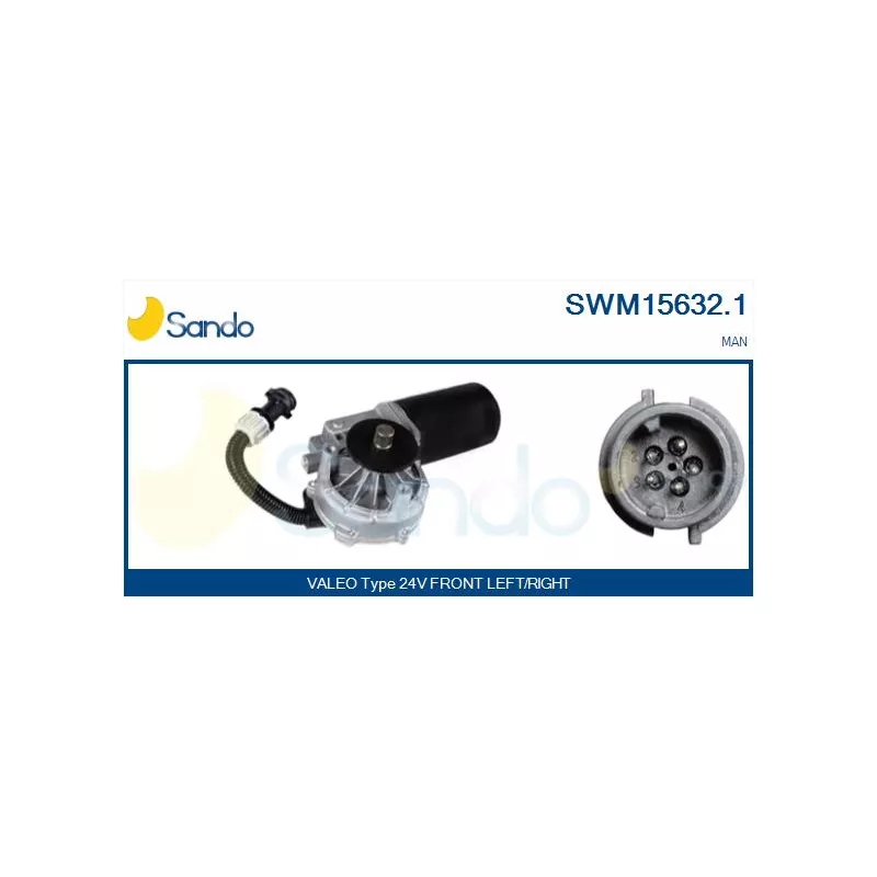 Moteur d'essuie-glace SANDO SWM15632.1