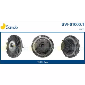 Embrayage, ventilateur de radiateur SANDO