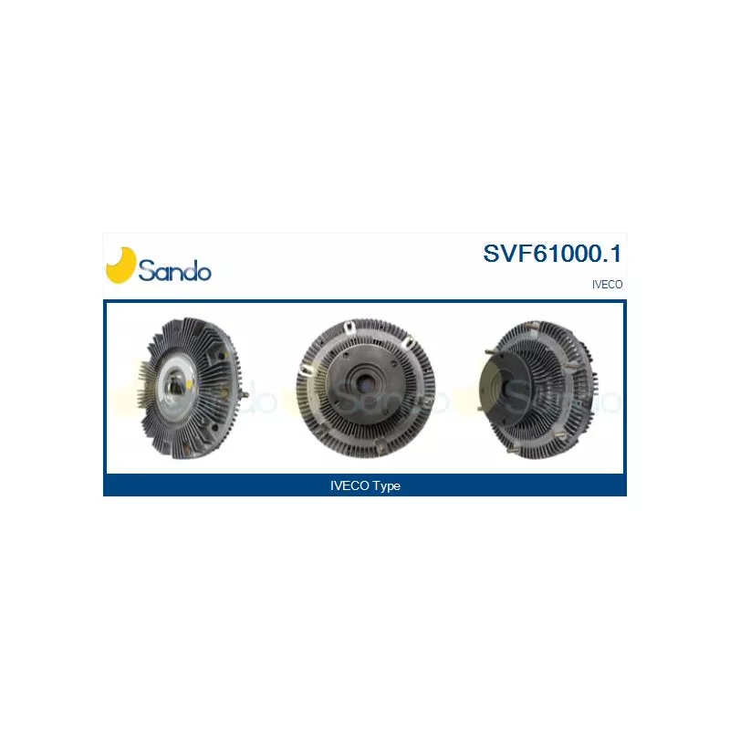 Embrayage, ventilateur de radiateur SANDO SVF61000.1