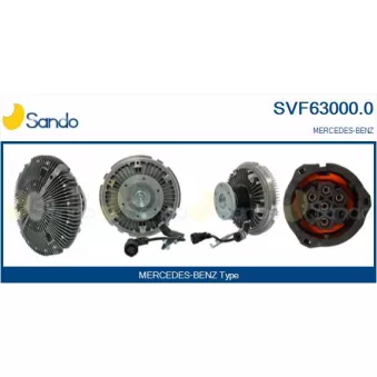 Embrayage, ventilateur de radiateur SANDO