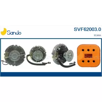 Embrayage, ventilateur de radiateur SANDO