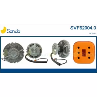 Embrayage, ventilateur de radiateur SANDO