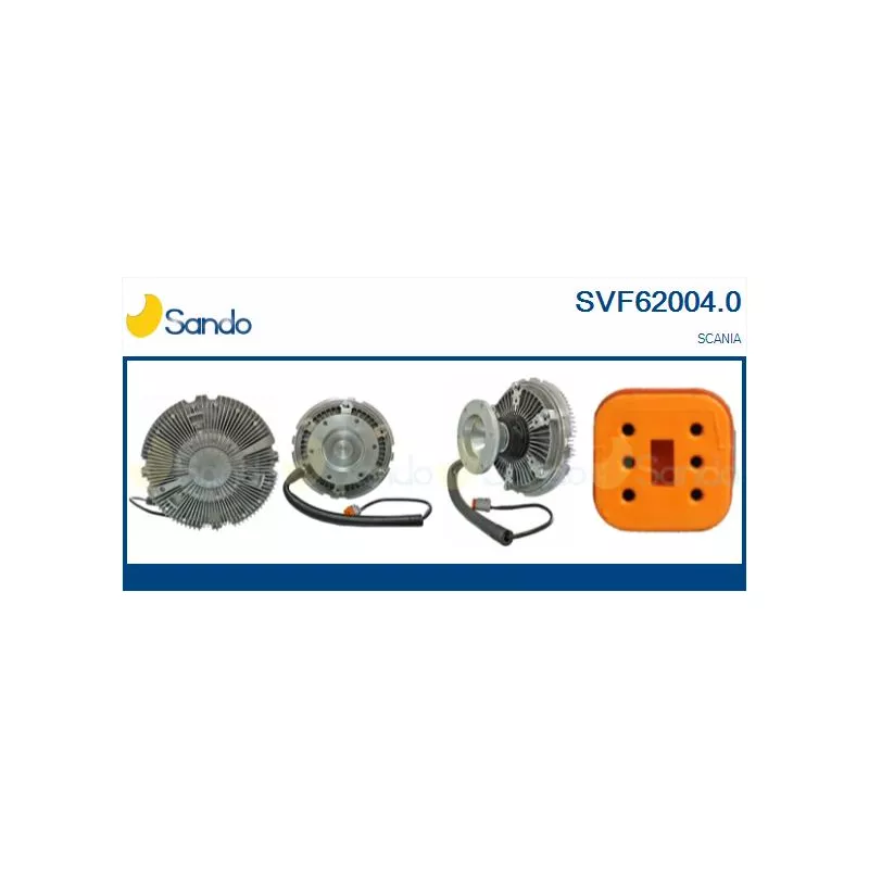 Embrayage, ventilateur de radiateur SANDO SVF62004.0