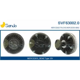 Embrayage, ventilateur de radiateur SANDO