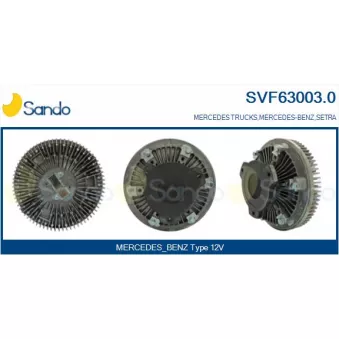 Embrayage, ventilateur de radiateur SANDO
