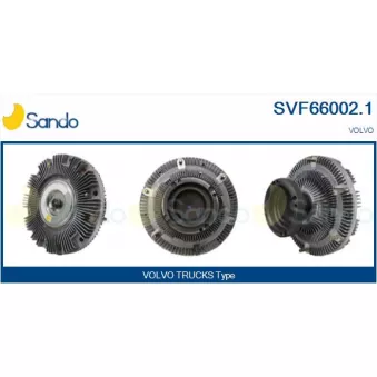 Embrayage, ventilateur de radiateur SANDO