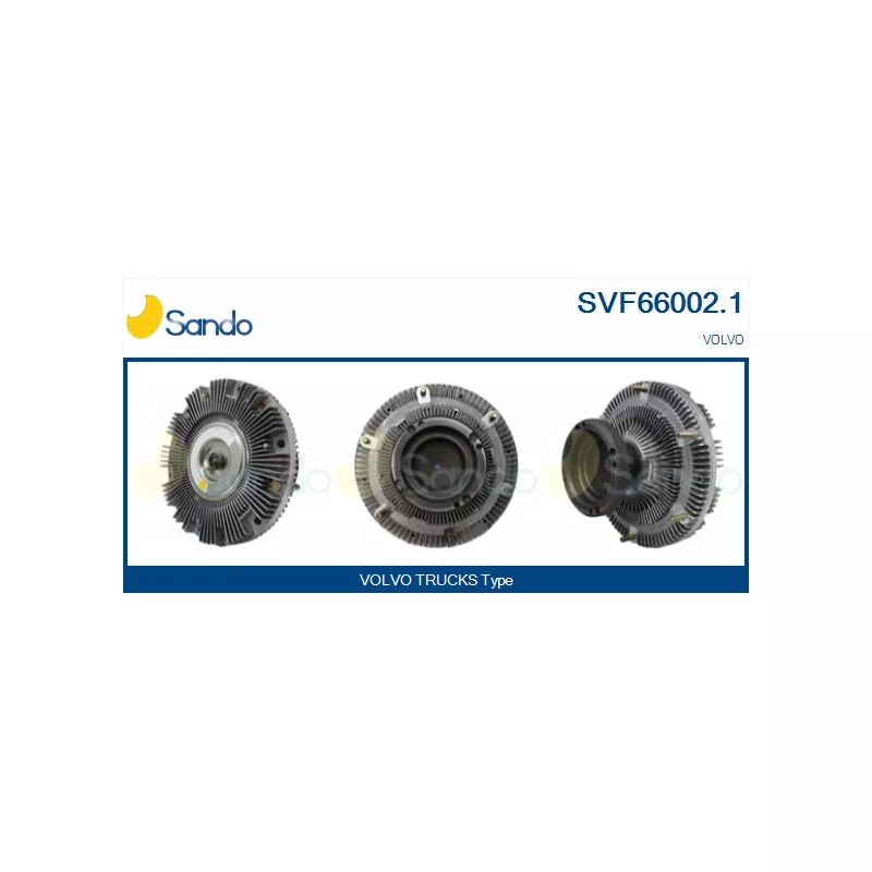 Embrayage, ventilateur de radiateur SANDO SVF66002.1
