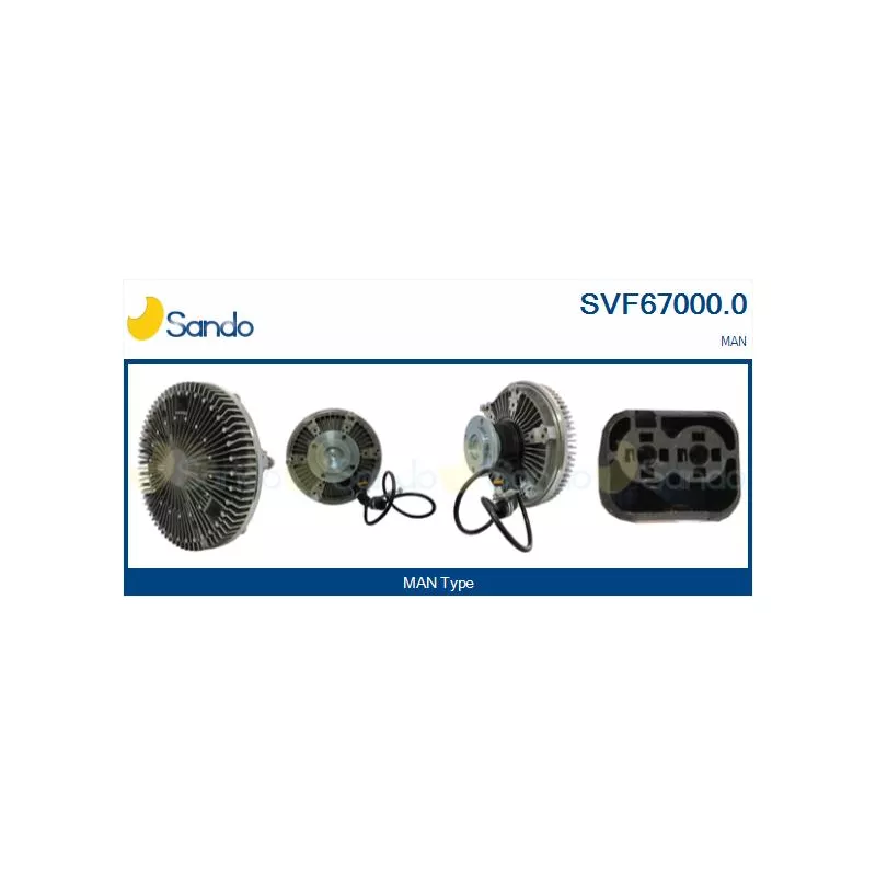 Embrayage, ventilateur de radiateur SANDO SVF67000.0