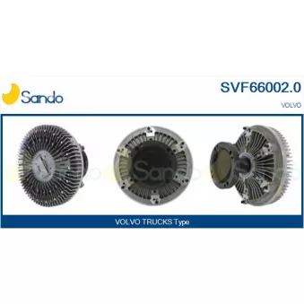 Embrayage, ventilateur de radiateur SANDO