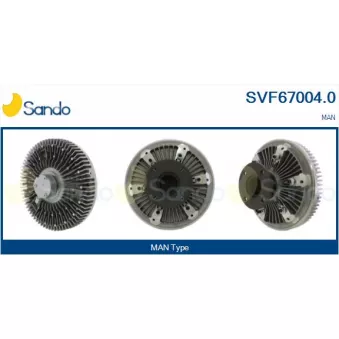 Embrayage, ventilateur de radiateur SANDO