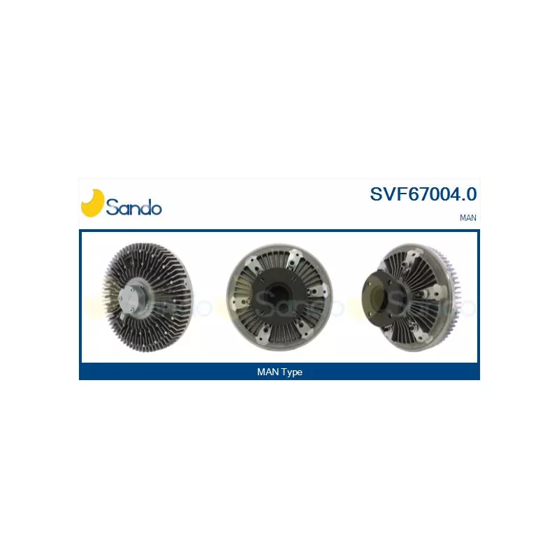 Embrayage, ventilateur de radiateur SANDO SVF67004.0