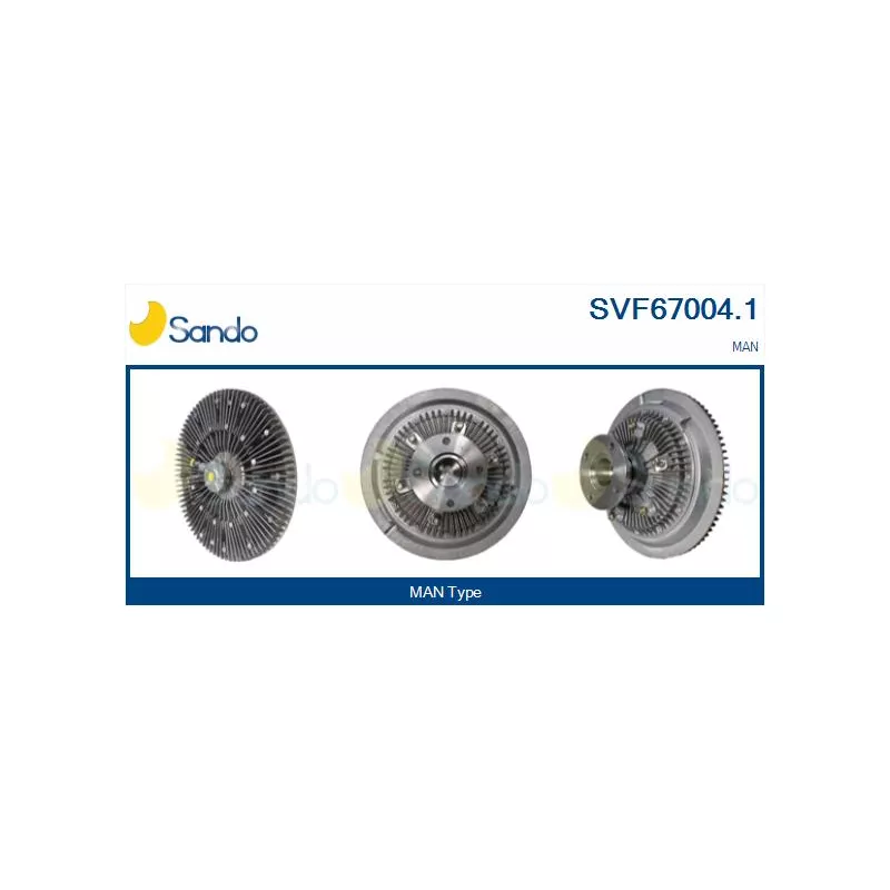 Embrayage, ventilateur de radiateur SANDO SVF67004.1