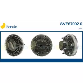Embrayage, ventilateur de radiateur SANDO SVF67002.0