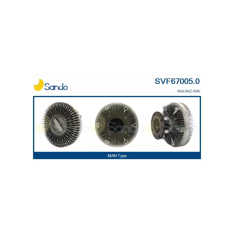 Embrayage, ventilateur de radiateur SANDO SVF67005.0