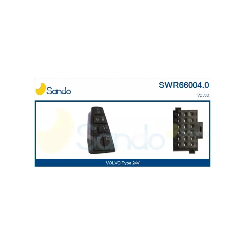 Interrupteur, lève-vitre SANDO SWR66004.0