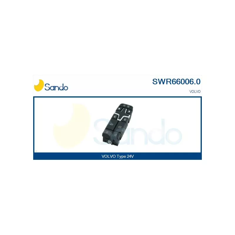 Interrupteur, lève-vitre SANDO SWR66006.0