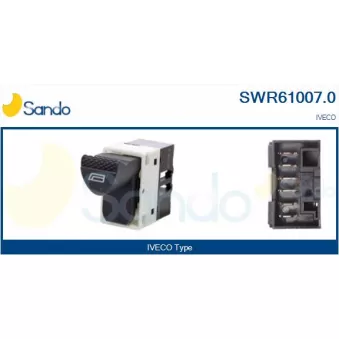 Interrupteur, lève-vitre SANDO