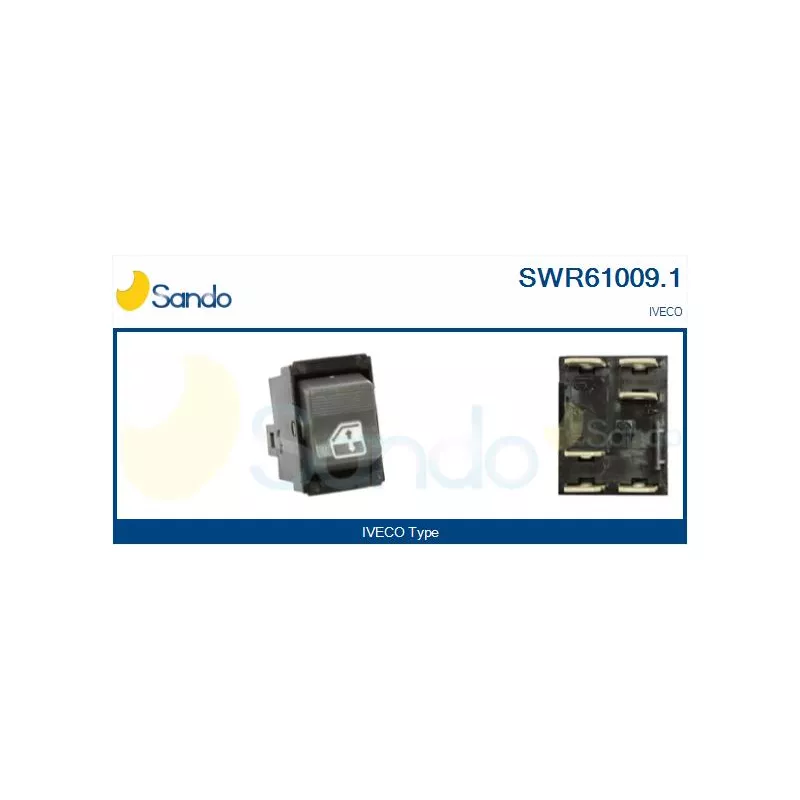 Interrupteur, lève-vitre SANDO SWR61009.1