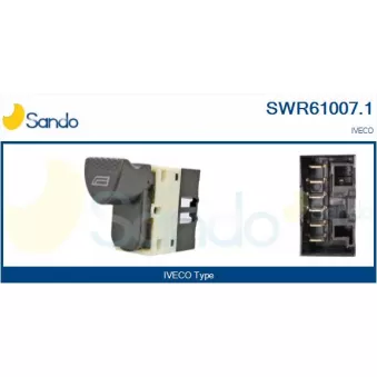 Interrupteur, lève-vitre SANDO