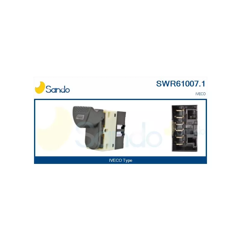 Interrupteur, lève-vitre SANDO SWR61007.1