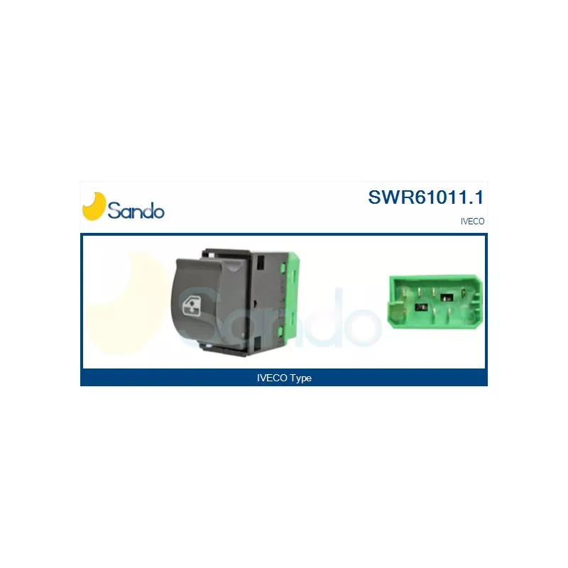 Interrupteur, lève-vitre SANDO SWR61011.1