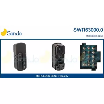 Interrupteur, lève-vitre SANDO