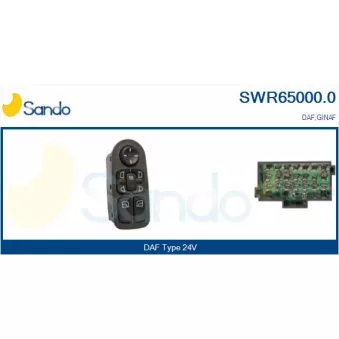 Interrupteur, lève-vitre SANDO