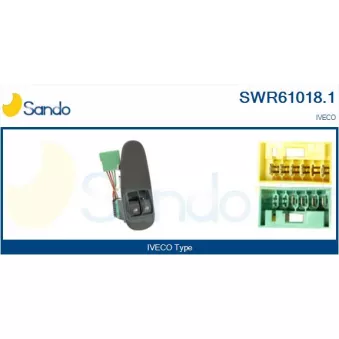 Interrupteur, lève-vitre SANDO