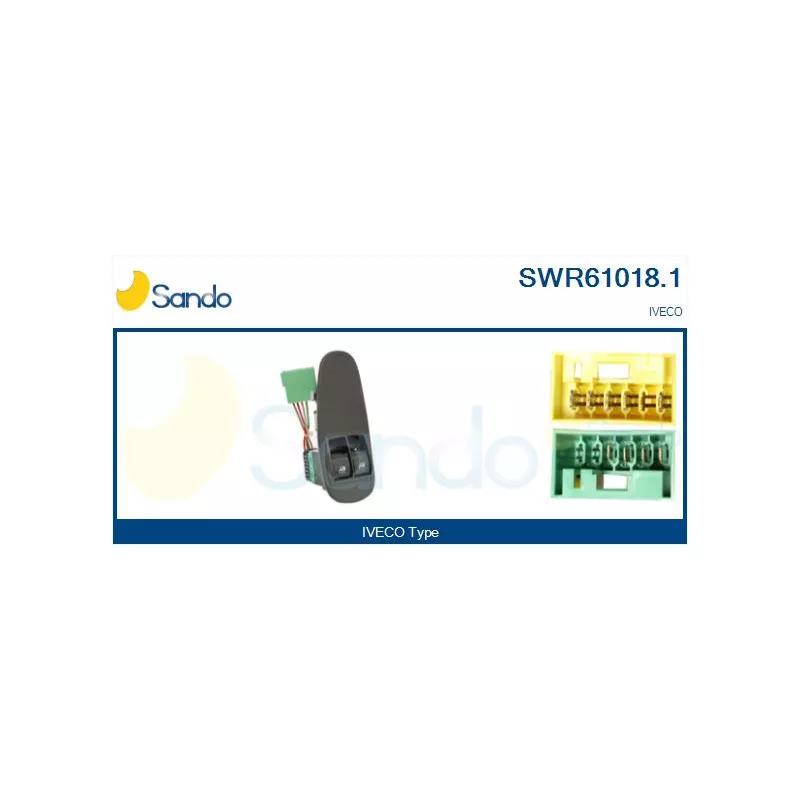 Interrupteur, lève-vitre SANDO SWR61018.1