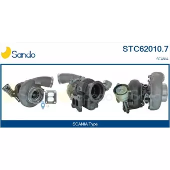 Turbocompresseur, suralimentation SANDO