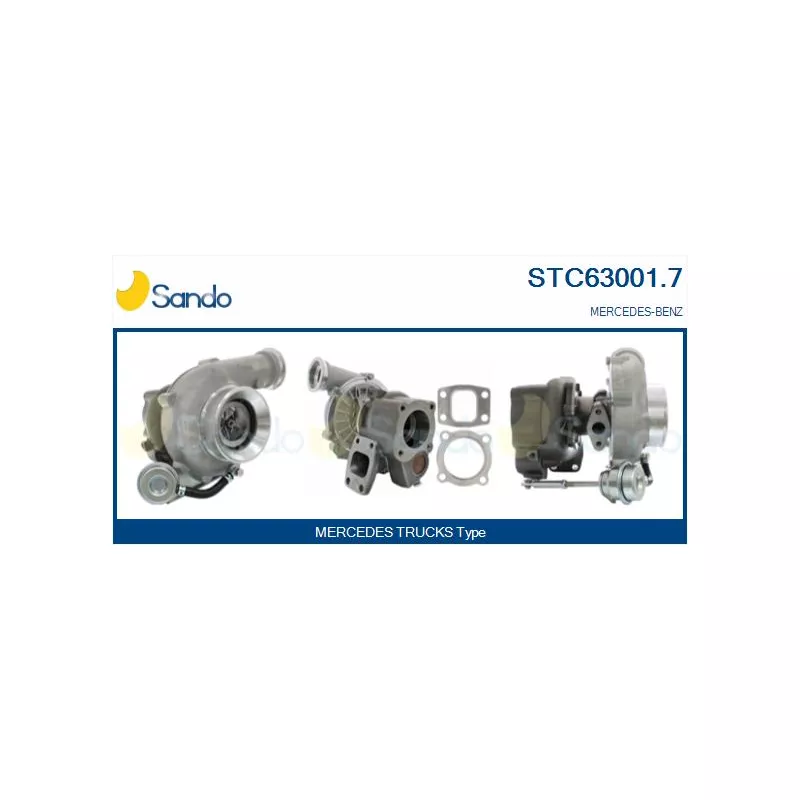 Turbocompresseur, suralimentation SANDO STC63001.7