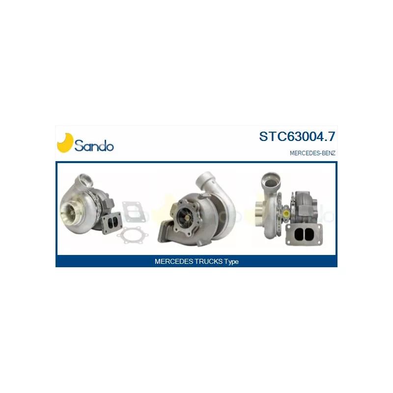 Turbocompresseur, suralimentation SANDO STC63004.7