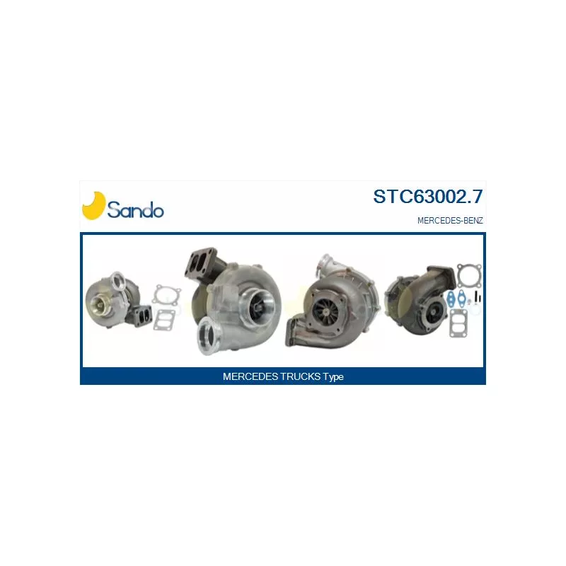 Turbocompresseur, suralimentation SANDO STC63002.7