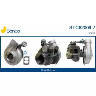 Turbocompresseur, suralimentation SANDO