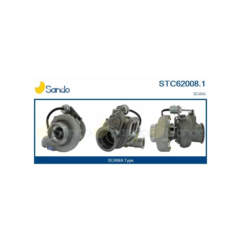 Turbocompresseur, suralimentation SANDO STC62008.1