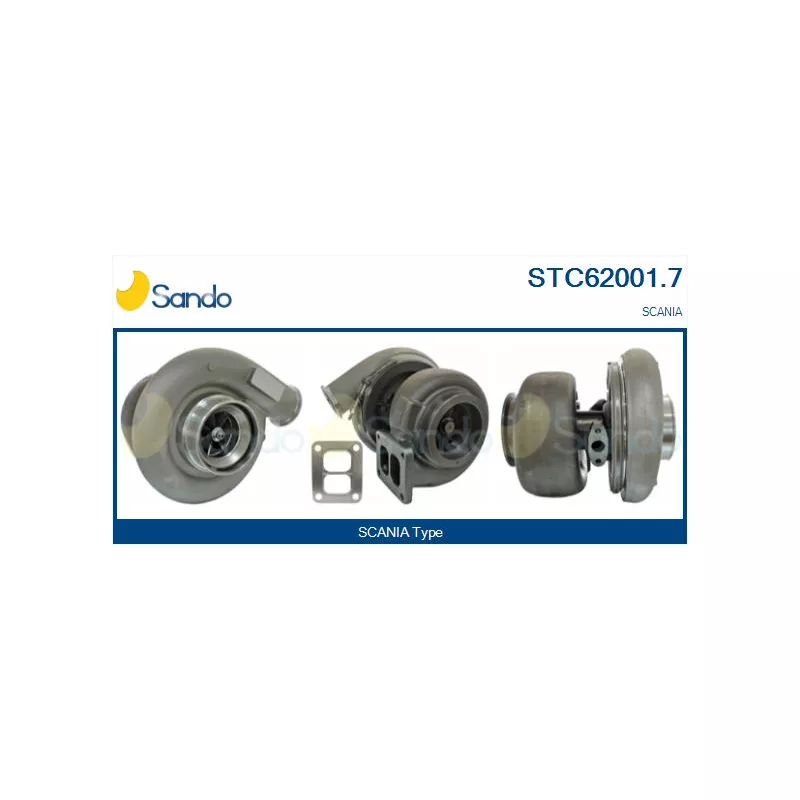 Turbocompresseur, suralimentation SANDO STC62001.7